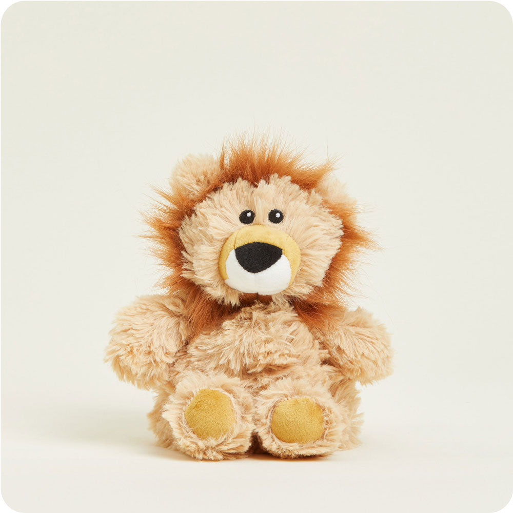 Lion Warmies Junior - Soft Plush Microwaveable Stuffed Animal for Kids | Perfect for Bedtime, Relaxation & Comfort Gifts