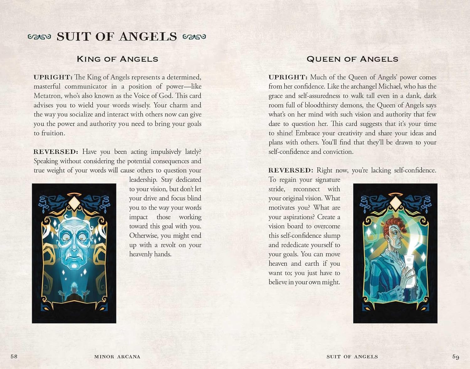 Good Omens Tarot Deck with Guidebook - 78-Card Divination Set for Beginners & Professionals - Perfect for Spiritual Guidance, Meditation & Gift Giving