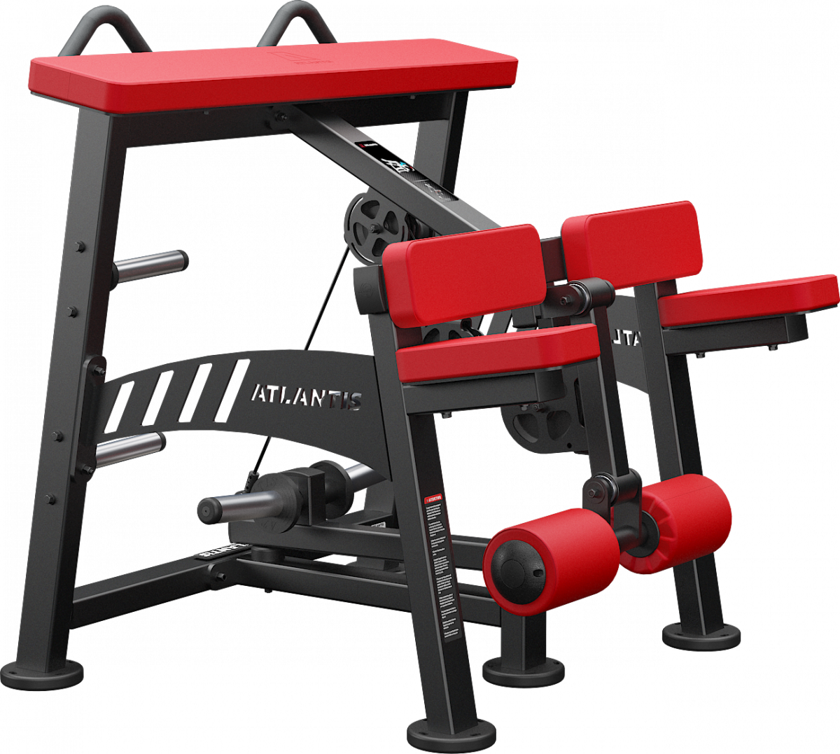 ATLANTIS Kneeling Leg Curl Machine - Home Gym Equipment for Hamstring Workouts | Perfect for Strength Training & Fitness Enthusiasts