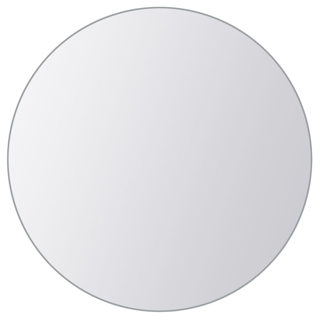 8-Piece Round Mirror Tiles Set - Shatterproof Glass Wall Mirrors for Gym, Dance Studio, Home Decor & Bathroom - Perfect for Fitness, Yoga, Dance Practice and Interior Design