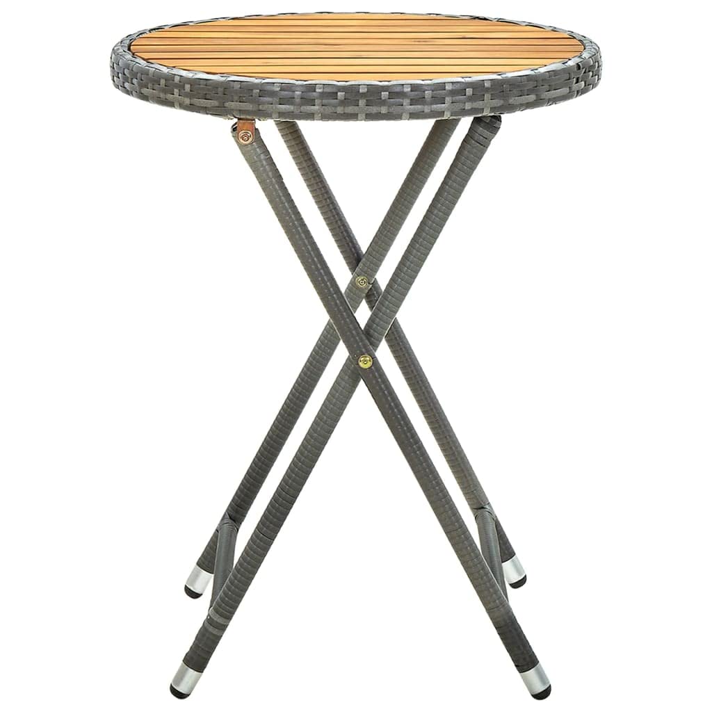 Outdoor Folding Tea Table - 23.6