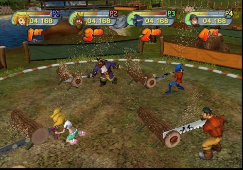 Renewed Go Play Lumberjacks Game for Nintendo Wii - Fun Family Adventure Game for Kids & Adults - Perfect for Game Nights & Indoor Activities
