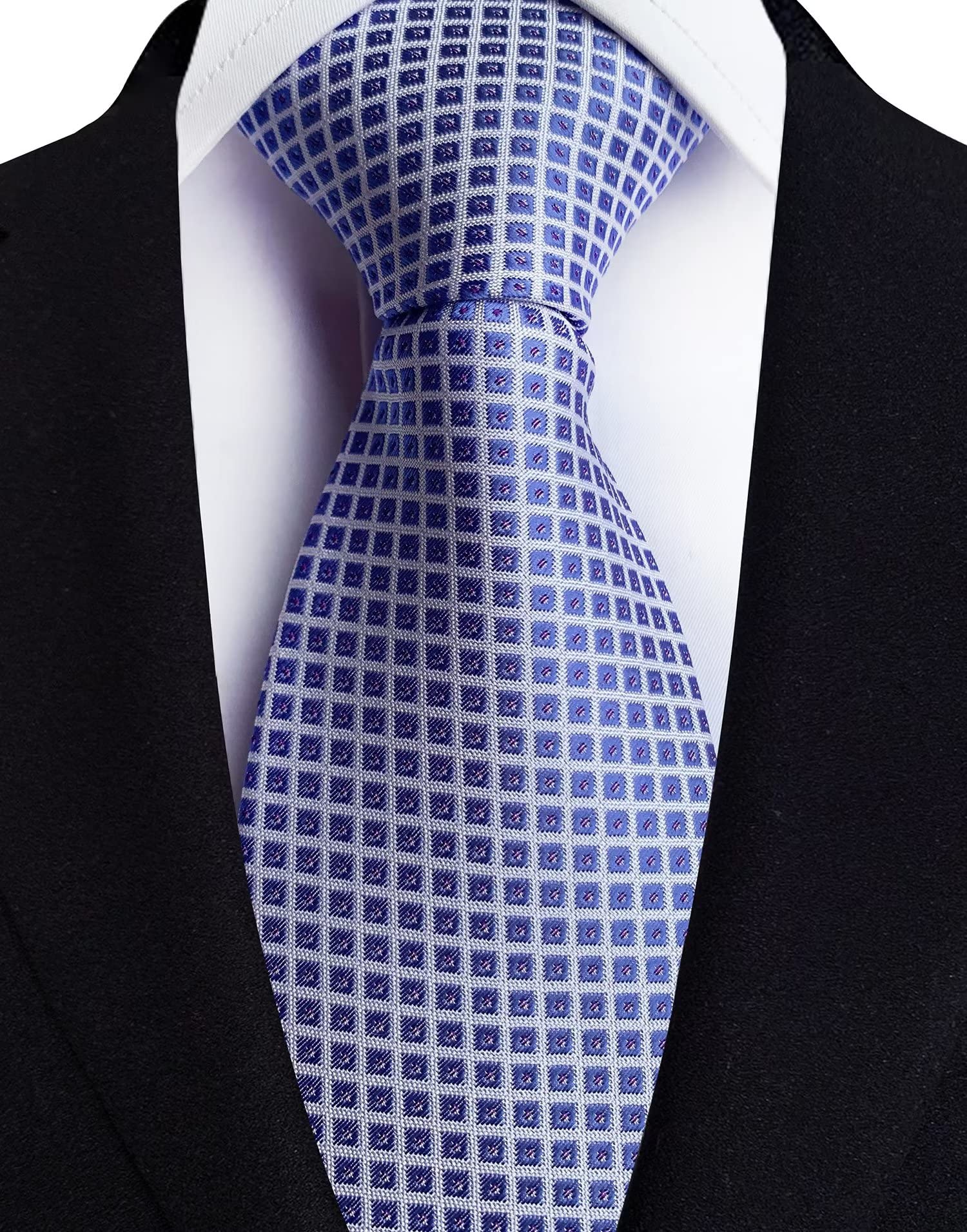 Stylish Men's Modern Striped Silk Necktie - Elegant Woven Designer Tie for Wedding, Office & Formal Occasions - Perfect Business Attire & Gift for Professionals