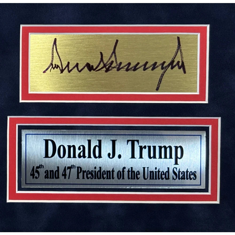 Donald Trump 2025 Presidential Inauguration Commemorative Framed Newspaper - Authentic Washington Post Collectible Edition - Perfect for Political Memorabilia Collections & Home Office Decor