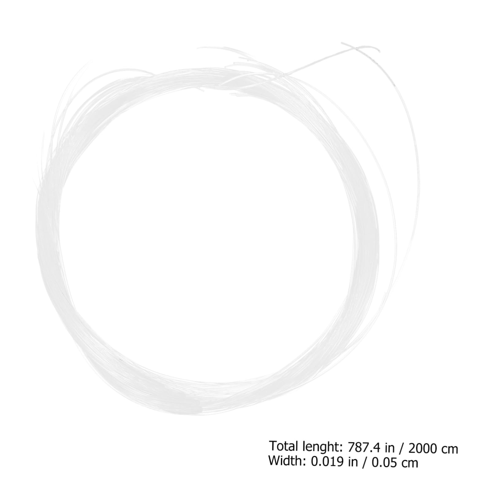CLISPEED Glasses Repair Cord - 1 Roll Nylon Temple Accessories String for Half Frame Glasses Fixing & Replacement - Perfect for Eyewear Maintenance, DIY Repairs, and Securing Loose Glasses