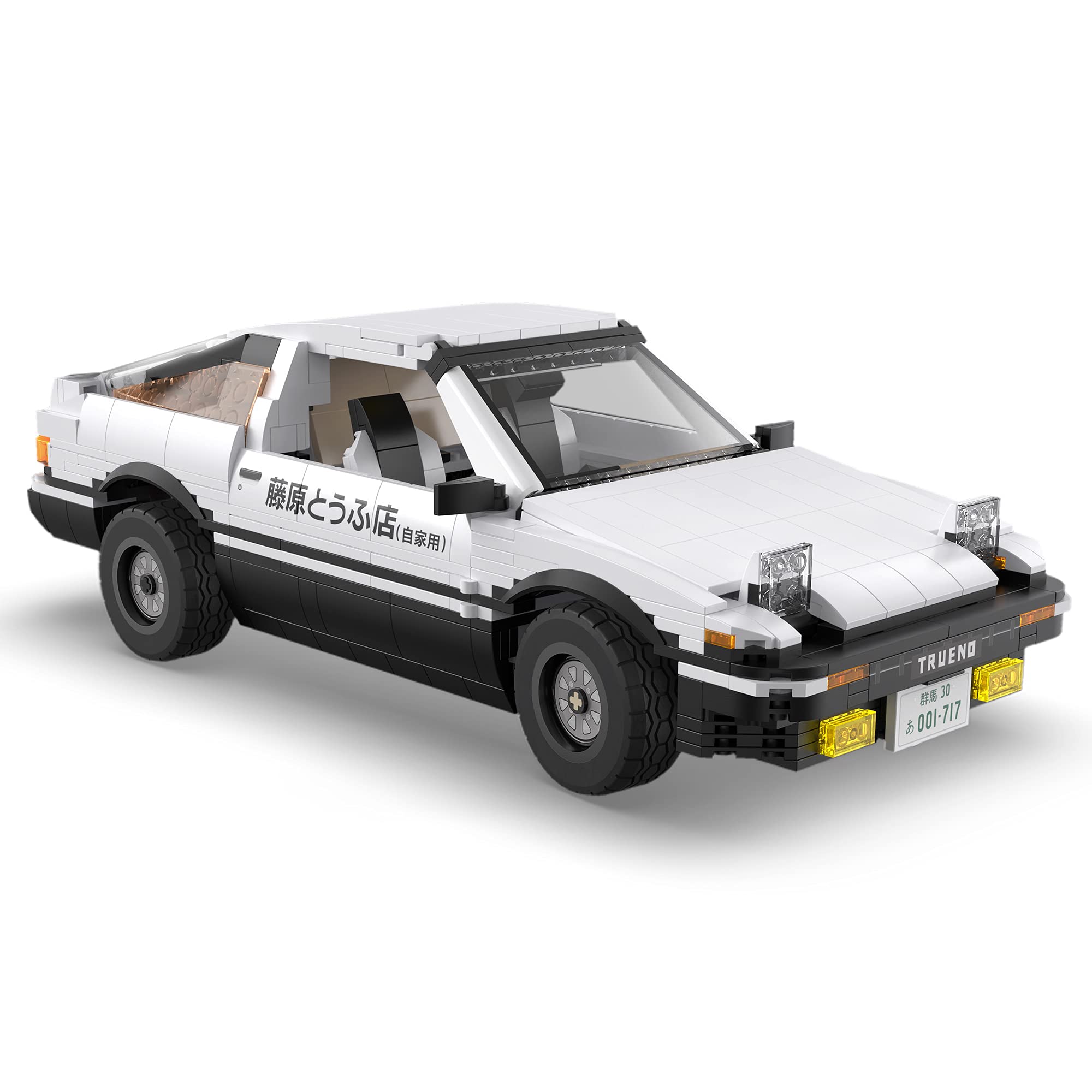 FOOMO CADA C61024w AE86 Building Block Sports Car - 1324PCS Initial D Technology Series Model Toy, Compatible with Lego | Perfect for Anime Fans, Collectors & DIY Enthusiasts