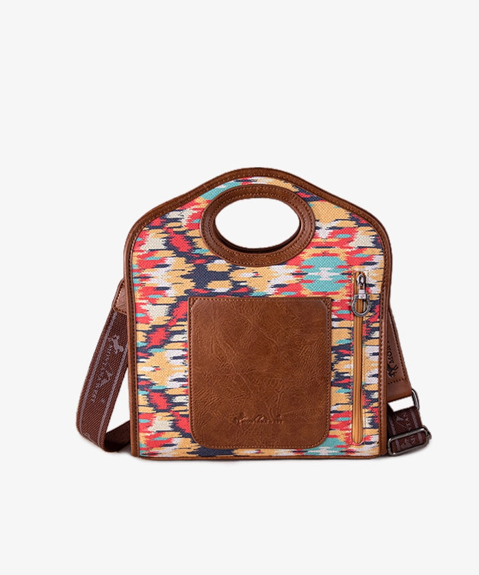 Montana West Western Prints Concealed Carry Crossbody Bag for Women - Stylish & Functional Purse with Hidden Gun Pocket - Perfect for Travel, Shopping & Everyday Use