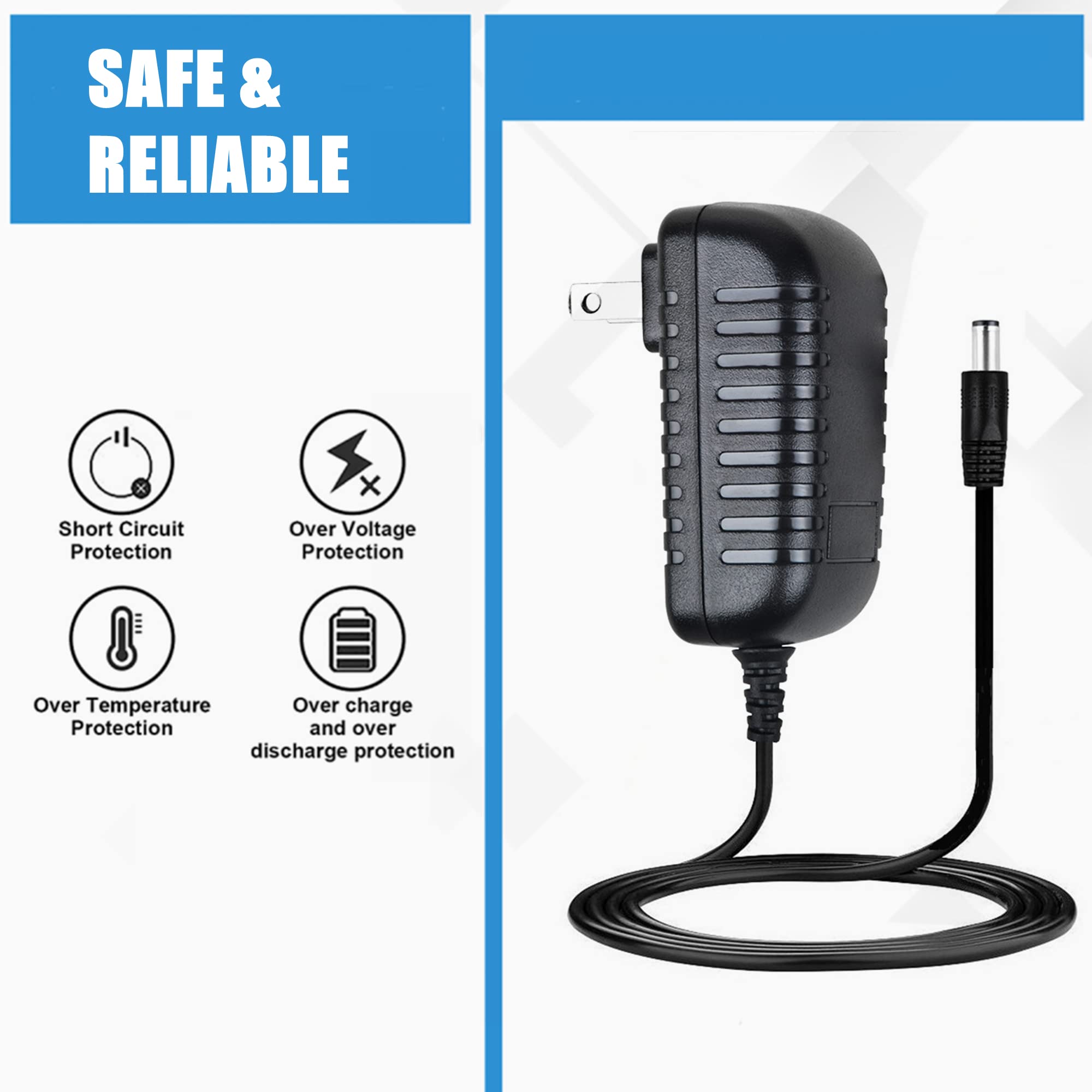 SLLEA AC Adapter Replacement for Aten Technologies CS-1732 Power Supply - Compatible Home Charger & Mains Power Cord for Office & Home Electronics