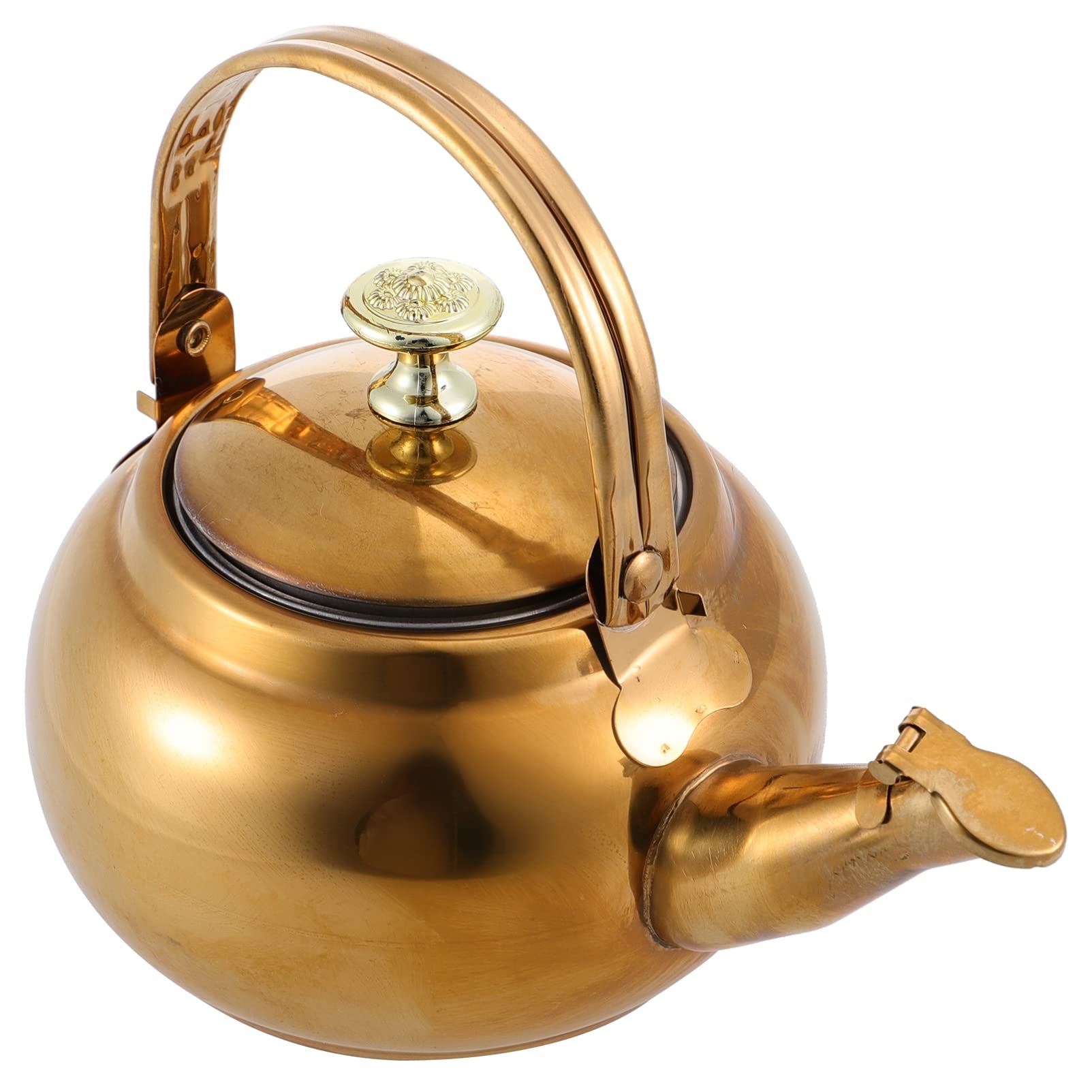 DOITOOL Stainless Steel Whistling Tea Kettle - Stovetop Whistling Teapot with Ergonomic Handle for Boiling Water & Brewing Tea - Perfect for Home Kitchen, Camping & Gift Giving