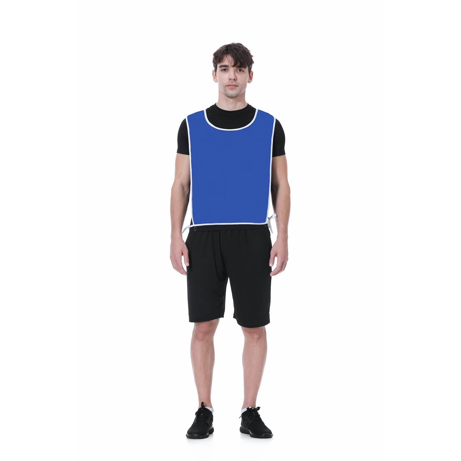 TopTie Adult Golf Training Bibs - Adjustable Polyester 2-Tone Sports Vest with Ties for Golf Tournaments & Team Events | Perfect for Coaches, Players & Spectators