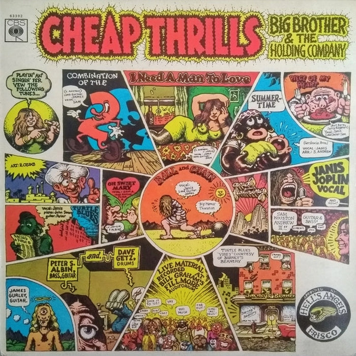 Big Brother & The Holding Company - Cheap Thrills Vinyl Record (VG+/VG+) | Classic Rock Music Collectible for Audiophiles & Vintage Music Lovers | Perfect for Home Listening & Record Collection Displays