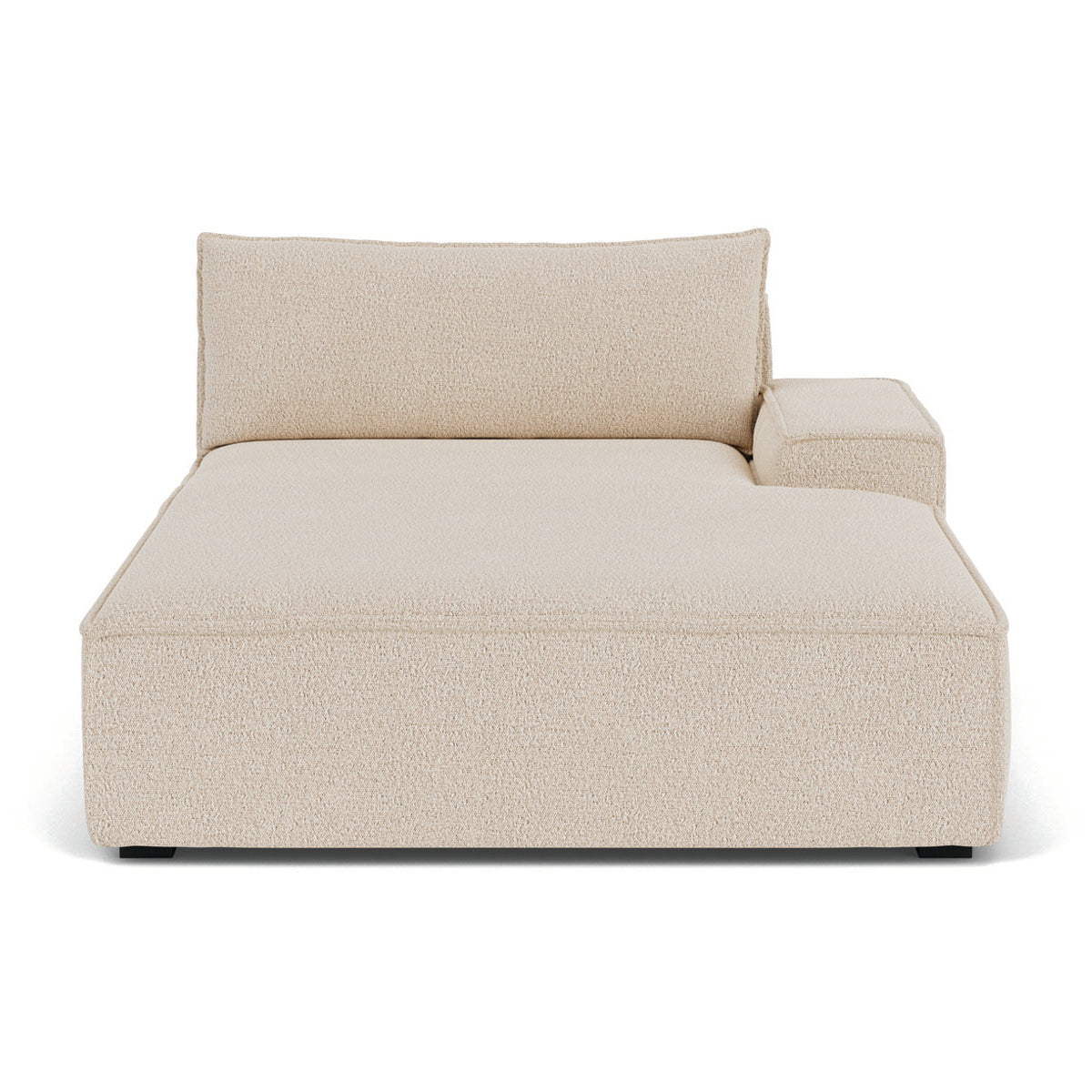 Stylish Daphne Boucle 1-Seater Right Chaise Modular Sofa - Perfect for Small Spaces, Apartments & Cozy Living Rooms