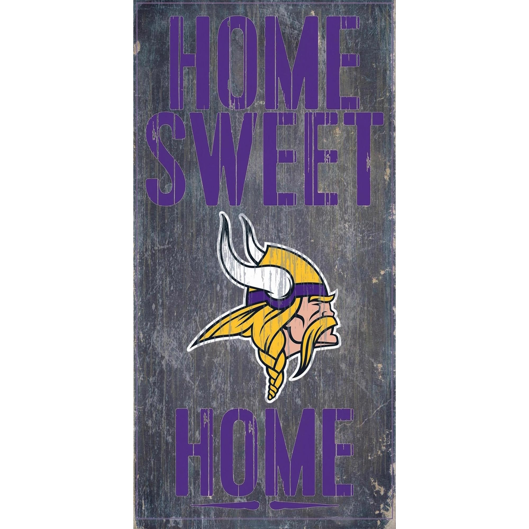 Tennessee Titans 6x12 Inches Wooden Home Sweet Home Sign - Perfect for Game Room, Man Cave, and Titans Fan Gifts