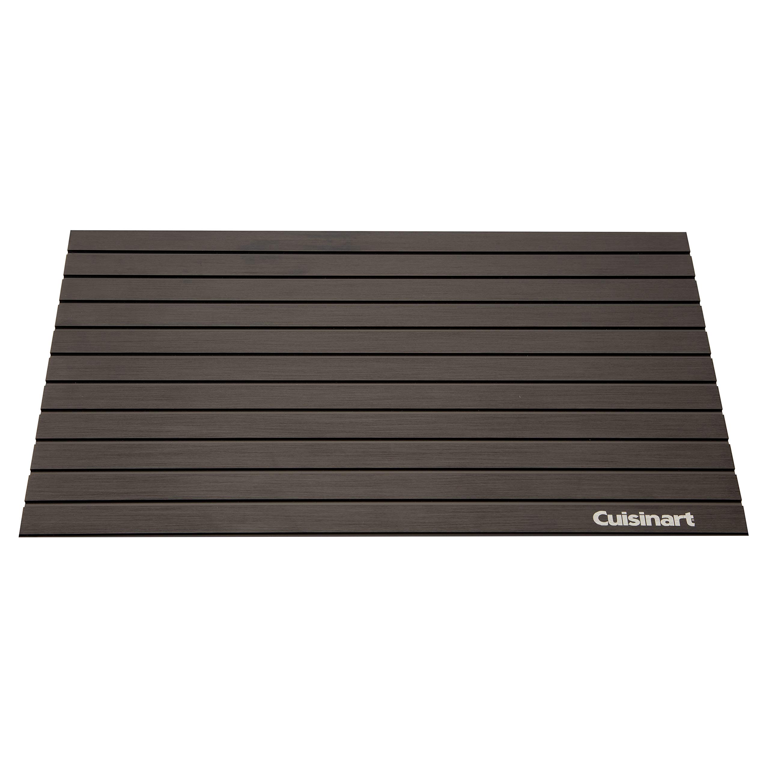Premium Cuisinart Grill Tray Set - 3-Piece BBQ Cooking Accessories Kit with Prep & Serve Trays (Black/Red) + Fast Defrosting Tray (Black) for Outdoor Grilling, Backyard Parties & Quick Meal Prep