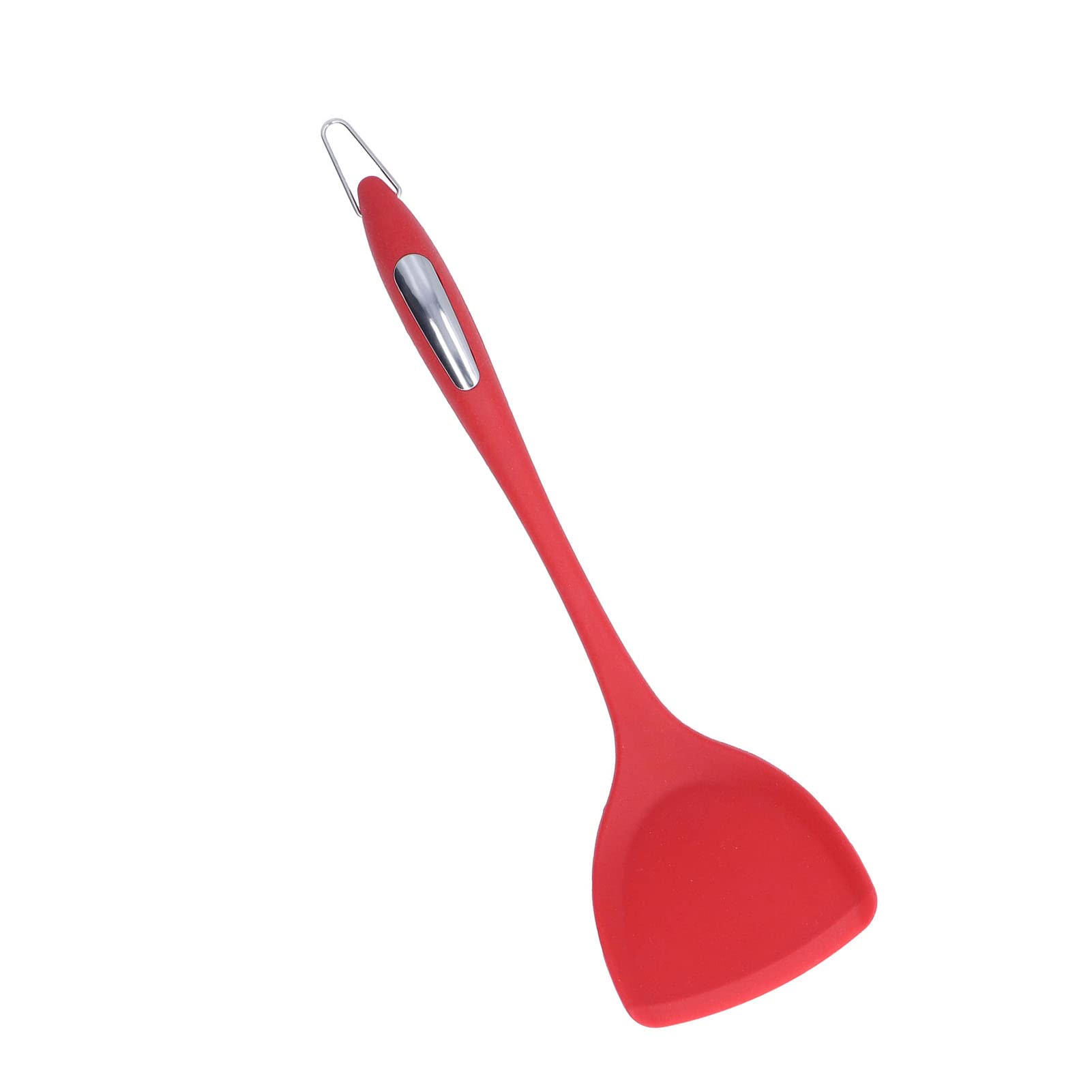 Premium Kitchen Utensil Tuner - Heavy Duty Spatula with Hanging Hole for Easy Storage - Perfect for Baking, Cooking & Grilling - Vibrant Red Color (Ideal for Home Chefs & Professional Kitchens)