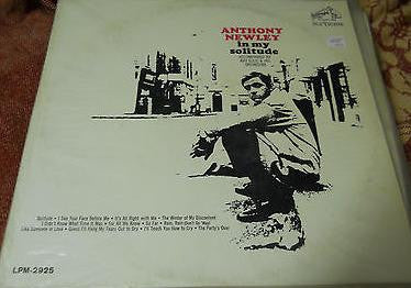 Anthony Newley - In My Solitude LP Album (Mono, VG+ Condition) | Vintage Vinyl Record for Jazz & Soul Music Collectors | Perfect for Home Listening and Music Enthusiasts