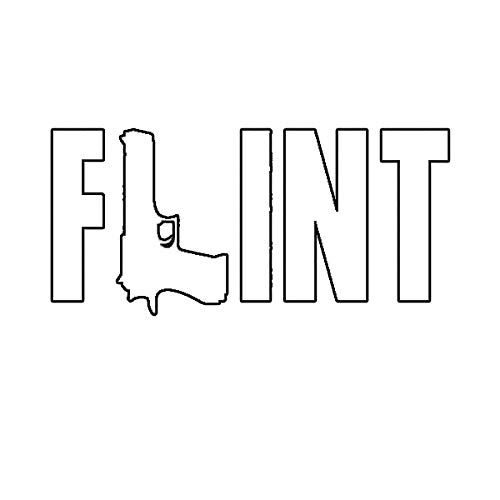 EW Designs Flint Michigan MI Vinyl Decal - 5