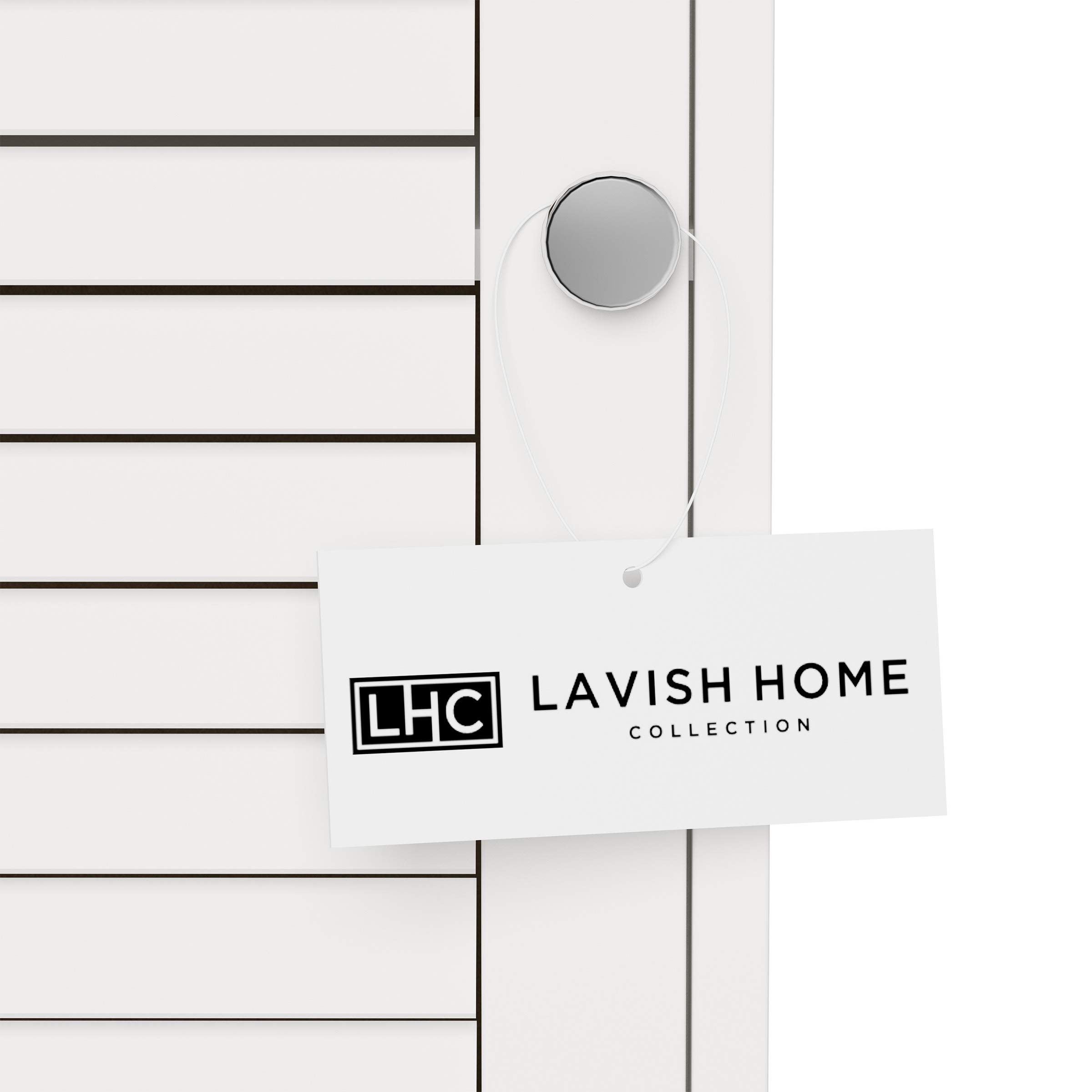 Lavish Home Freestanding Bathroom Cabinet with Adjustable Shelf & Shutter Door - White Storage Organizer for Towels, Toiletries & Laundry - Perfect for Bathroom, Vanity or Closet Organization