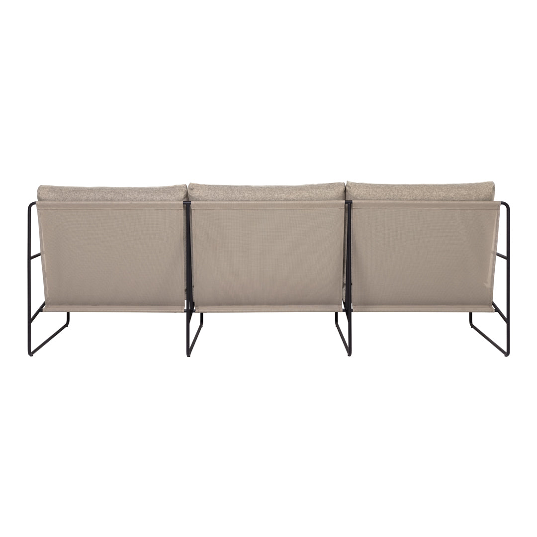 Ferm Living Desert Dolce Sofa - Modern Minimalist 3-Seater Couch for Living Room, Lounge & Office - Comfortable Mid-Century Design with Soft Fabric Upholstery