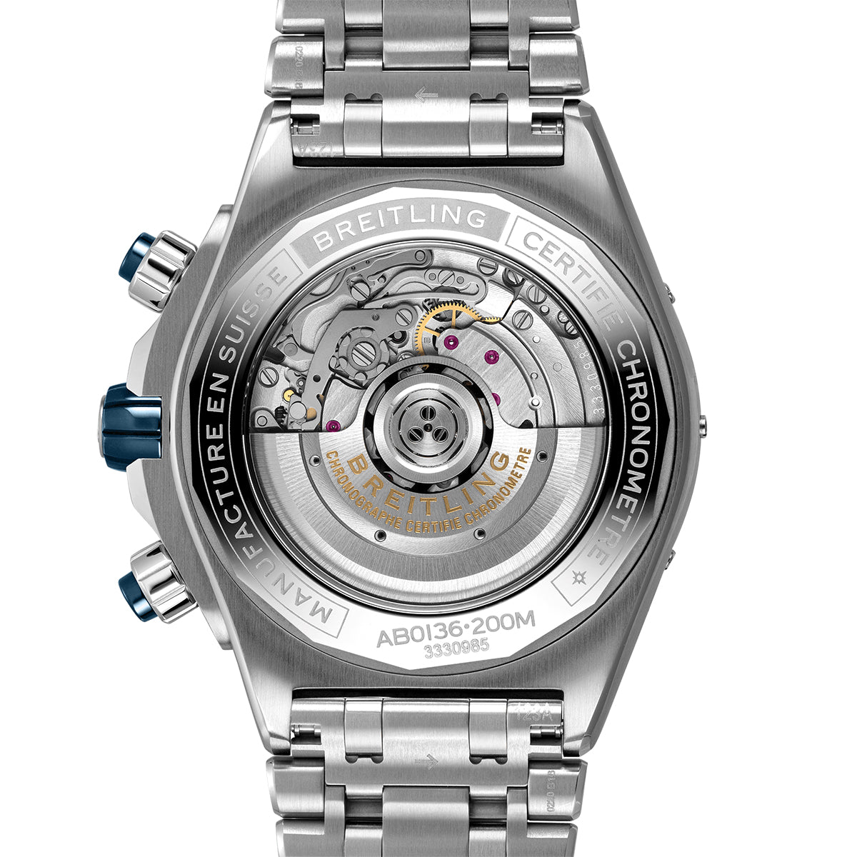 Breitling Super Chronomat B01 Stainless Steel Men's Watch - Luxury Automatic Chronograph for Business & Formal Occasions