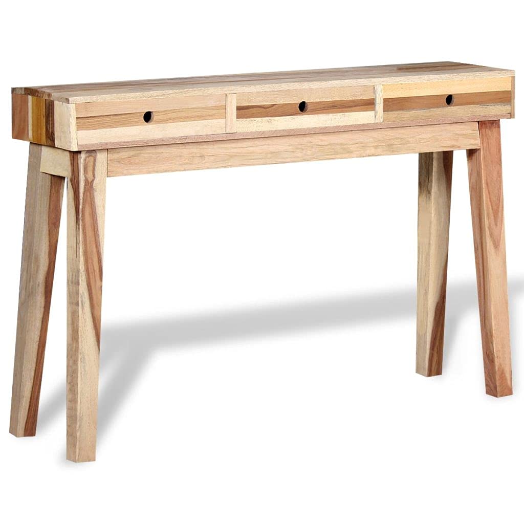 Rustic Reclaimed Wood Console Table - Entryway Sofa Table, Hallway Side Table & Bedroom Dressing Table | Farmhouse Home Decor for Living Room, Foyer & Bedroom