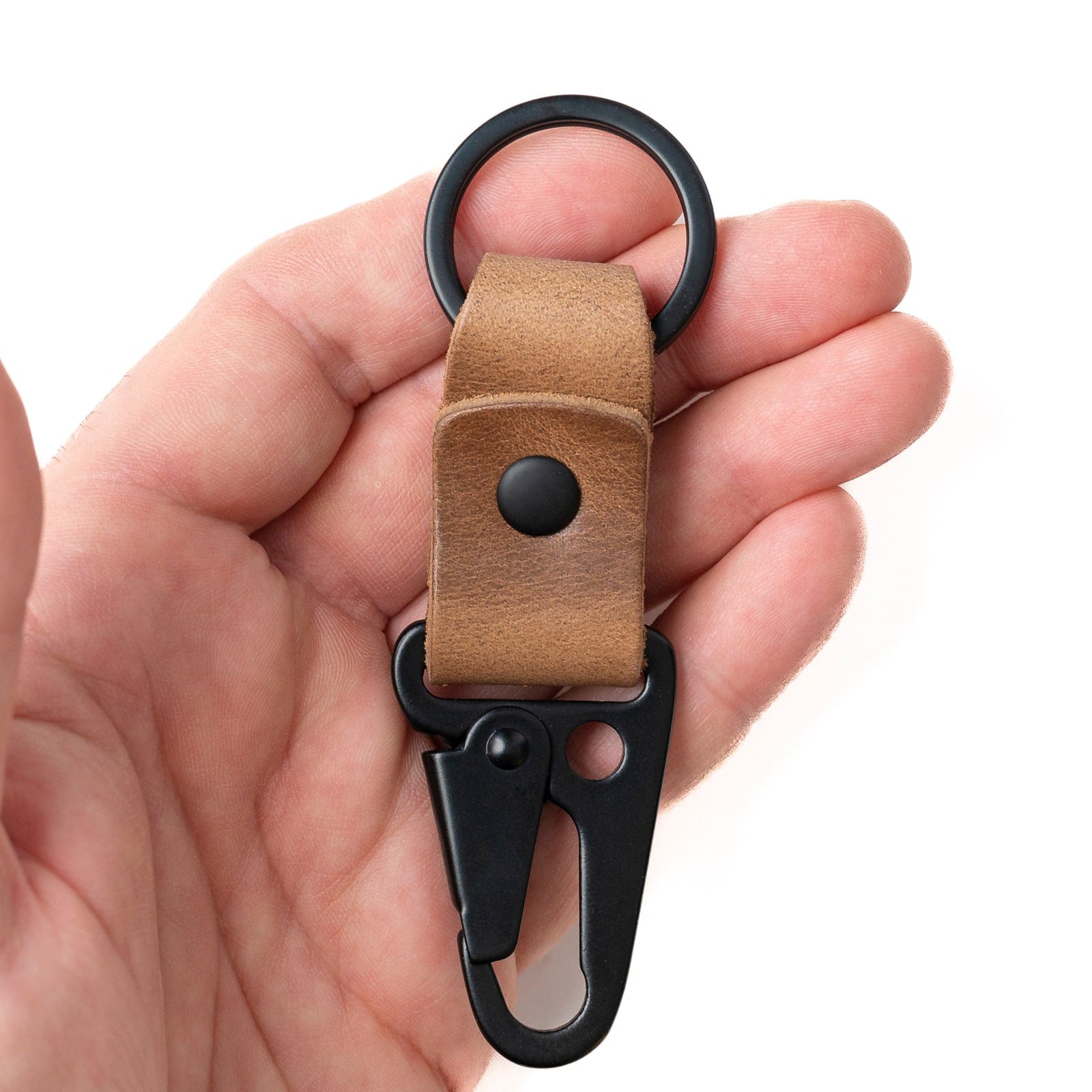 Premium Leather Keychain Clip - Durable & Stylish Key Holder for Home, Office, and Travel Accessories