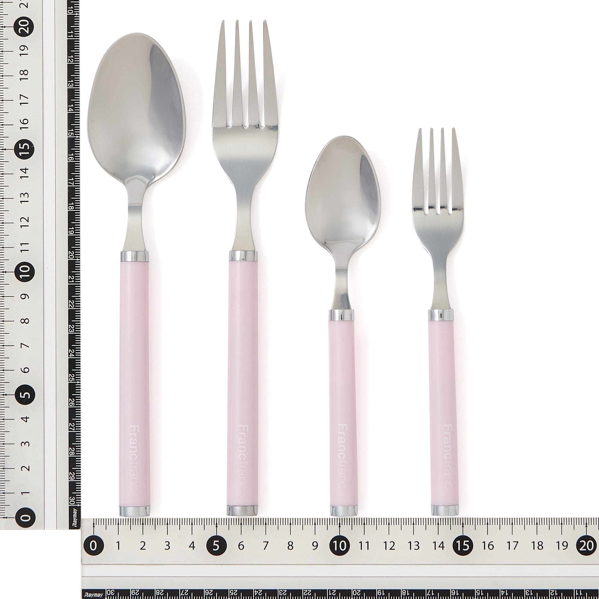 Premium 4-Piece Pink Cutlery Set with Custom Logo - Elegant Flatware for Dining, Gifts, and Home Decor