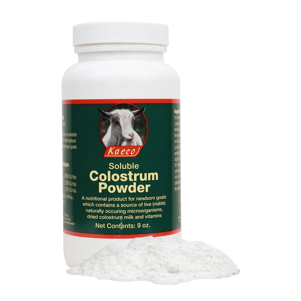 Kaeco Premium Goat Colostrum Powder - 9 Oz | Immune Support & Gut Health Booster for Adults & Kids | Perfect for Smoothies, Shakes & Wellness Drinks