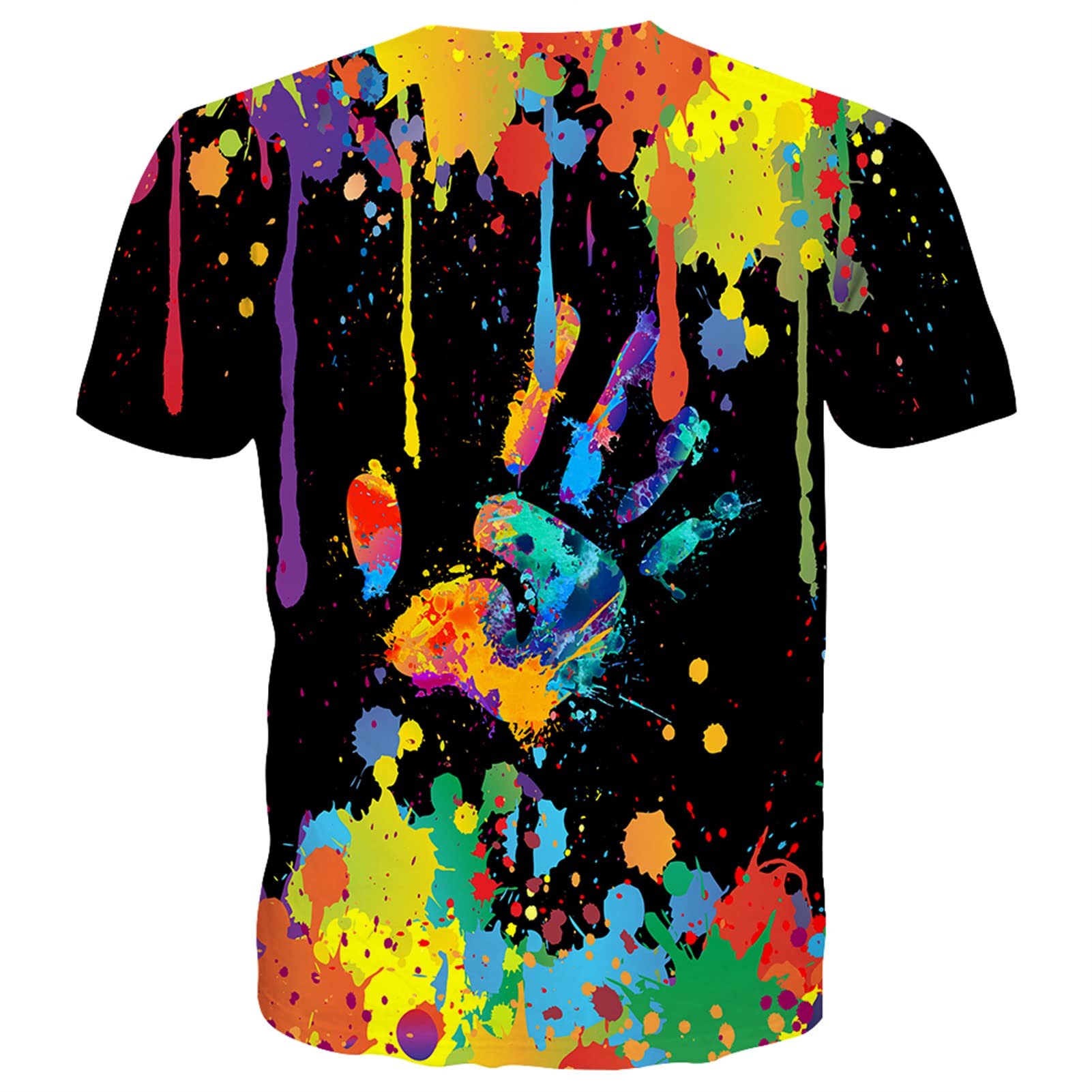 Yasswete Unisex 3D Printed Short Sleeve T-Shirts for Men & Women - Trendy Graphic Tees for Casual Wear, Street Style & Everyday Outfits