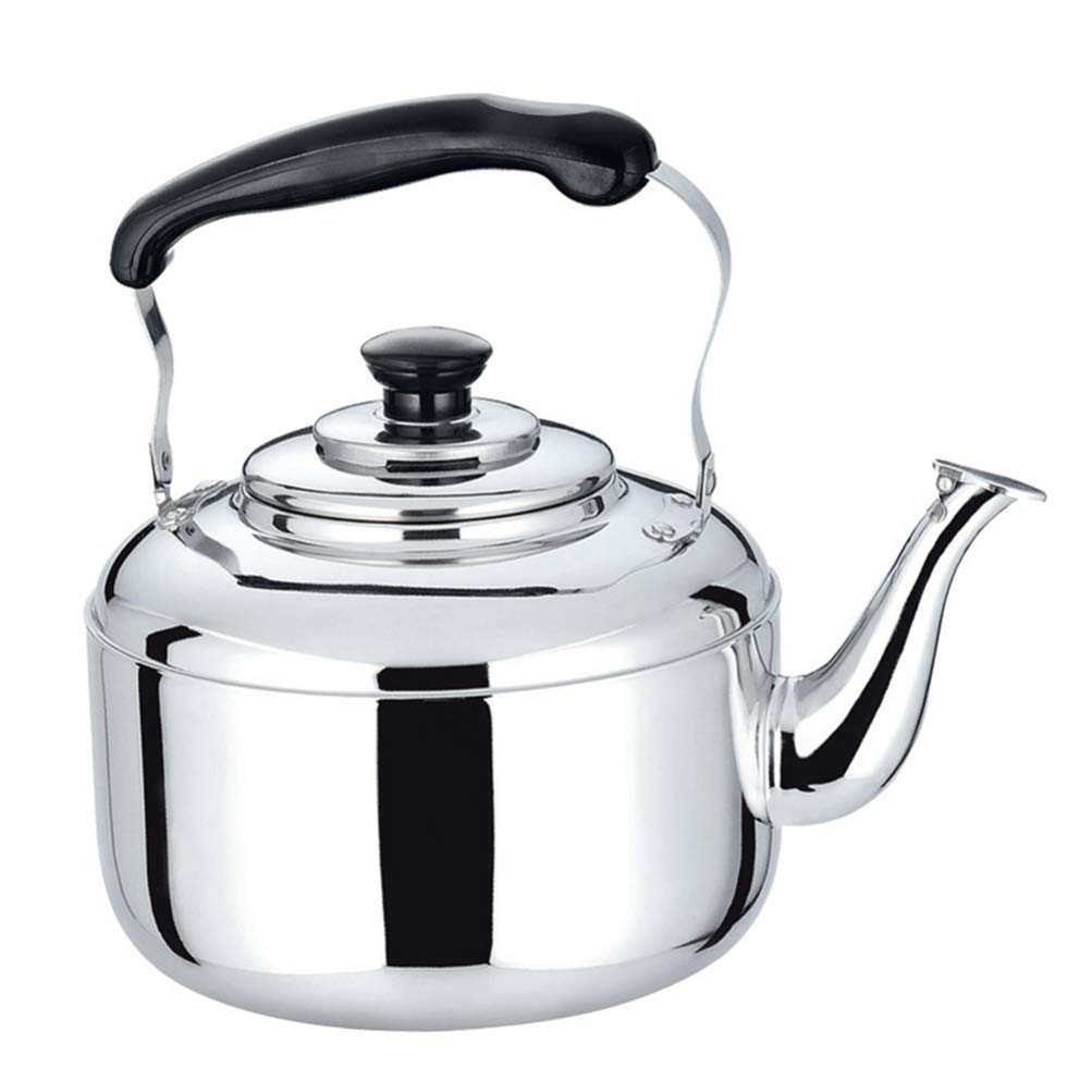 DOITOOL Stainless Steel Whistling Tea Kettle - Stovetop Teapot for Boiling Water - Perfect for Home, Camping & Hiking - Automatic Sounding Pour Over Kettle for Tea Lovers