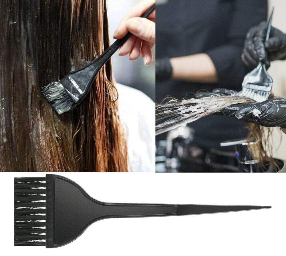 ZAUKY 1PC Facial Mask Brush & 2PC Professional Mehndi Hair Dye Brush Set - Perfect for DIY Skincare, Henna Tattoos & Hair Coloring at Home