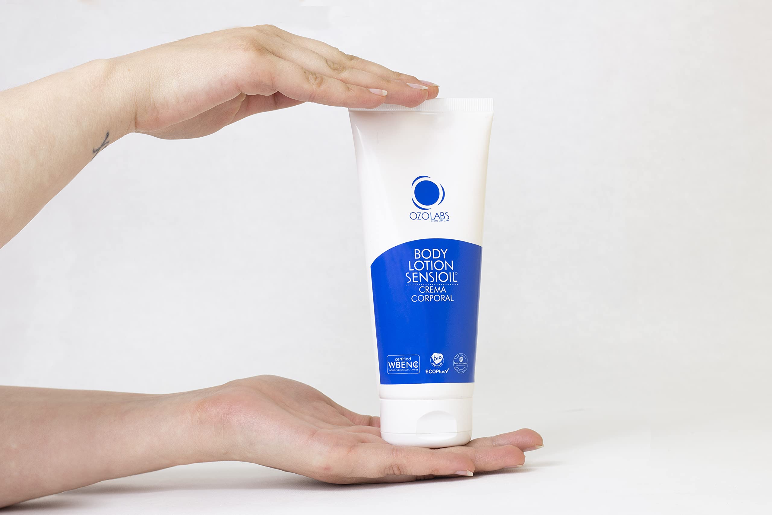 OZOLABS® Hydrating & Nourishing Body Milk with Certified Organic Ozonated Oils | Hypoallergenic Lotion for Sensitive Skin | 6.7 fl. oz | Perfect for Daily Moisturizing & Dry Skin Relief
