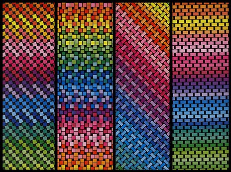 Origami Paper - Rainbow Pattern for DIY Crafts, Scrapbooking & Gift Wrapping | Premium Japanese Washi Paper for Kids & Adults