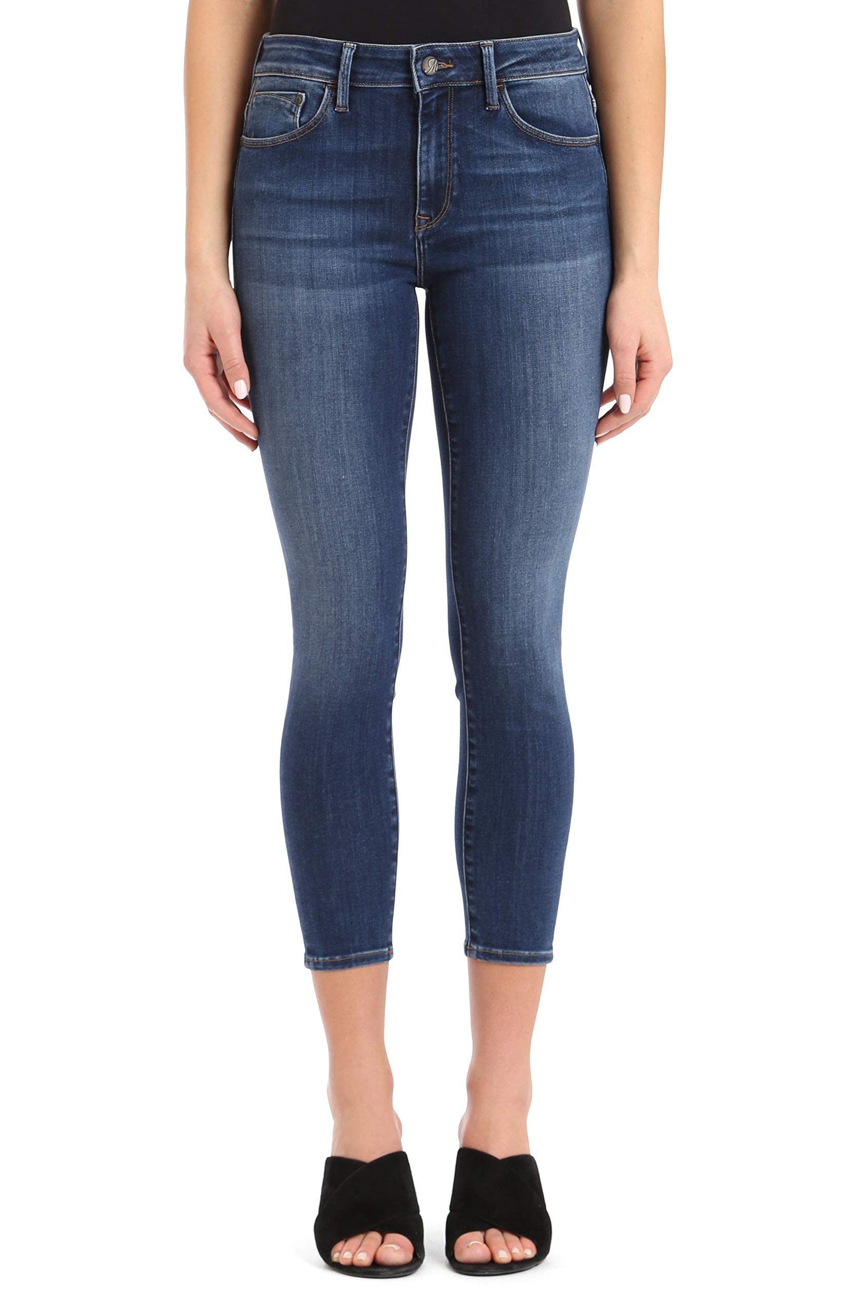 Mavi Women's Adriana Mid-Rise Super Skinny Jeans - Stretch Denim Pants for Casual Wear & Night Out | Slim Fit, Comfortable, Trendy Fashion for Everyday Style