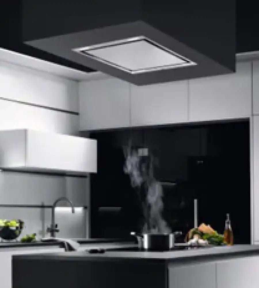 AEG DCE5280HM 60-Inch Stainless Steel Ceiling Range Hood - Powerful 900 CFM Kitchen Ventilation for Smoke & Odor Removal - Perfect for Large Kitchens & Open Concept Homes