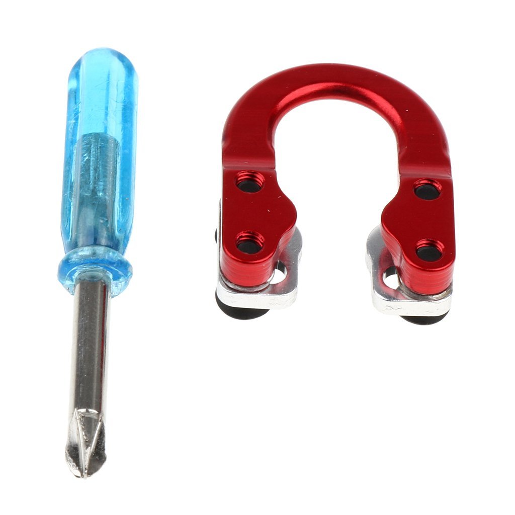 Compound Bow Archery D Loop Metal Ring & U Rope Loop with Screwdriver - Durable Arrow Nock for Outdoor Hunting Accessories (Red) | Perfect for Target Practice & Bowfishing