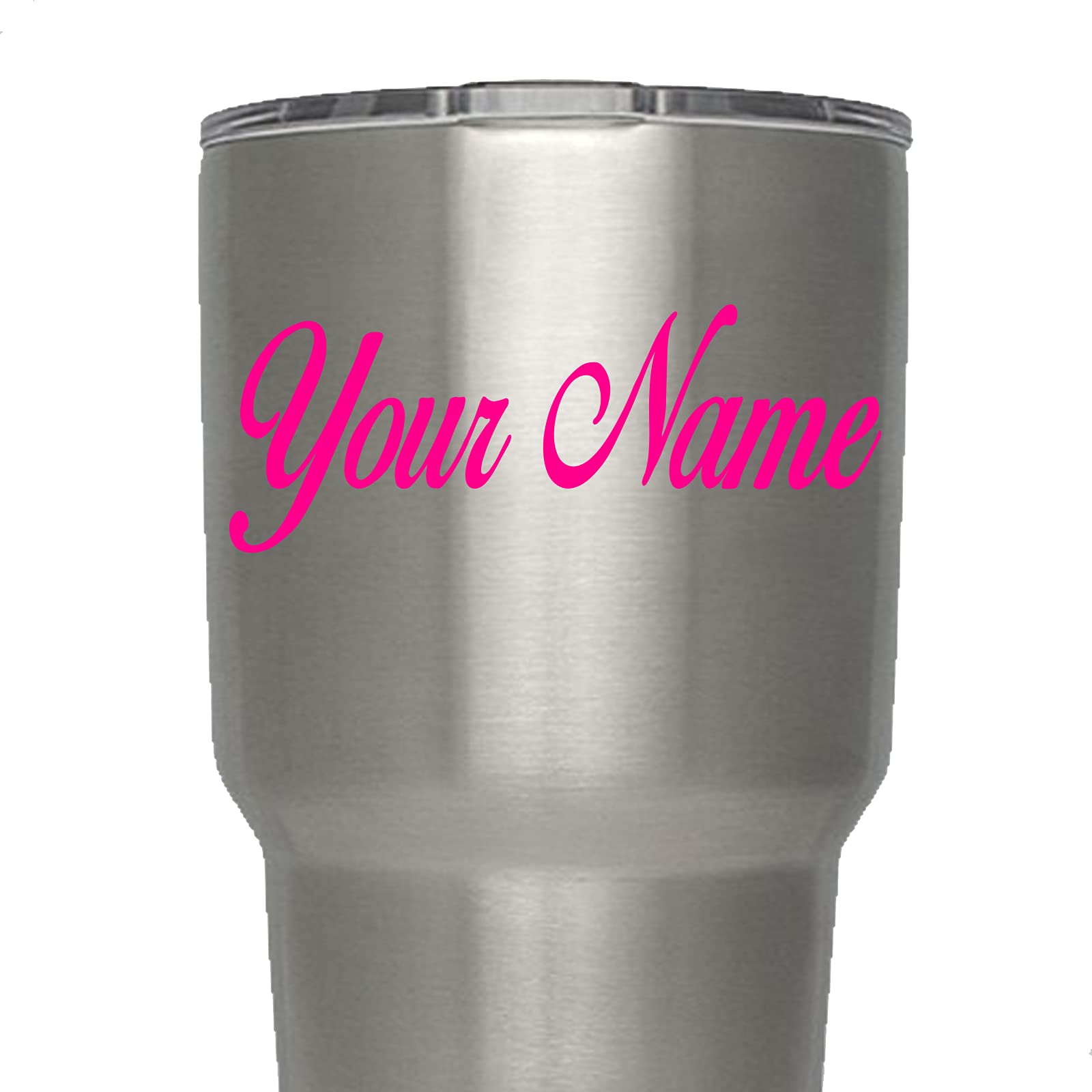 Custom Name Decal Sticker for YETI Rambler Tumbler 20oz & 30oz - Personalized Font Choice - Perfect for Gifts, Office Use & Outdoor Adventures