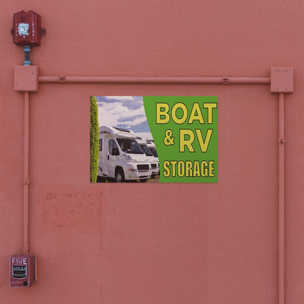 Premium Vinyl Decal Stickers for Boats, RVs & Storage - Durable Advertising Labels (24x18 Inches) - Ideal for Business Signs, Safety Warnings & Industrial Printing Applications