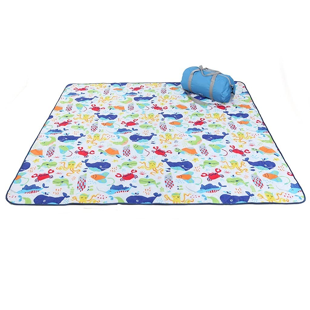 **3-Layer Waterproof Outdoor Picnic Blanket – Thickened Portable Beach Mat for Camping, Hiking, Travel & RV Trips – Ideal for Picnics, Beach Days, Parks & Outdoor Adventures (Color: C)**