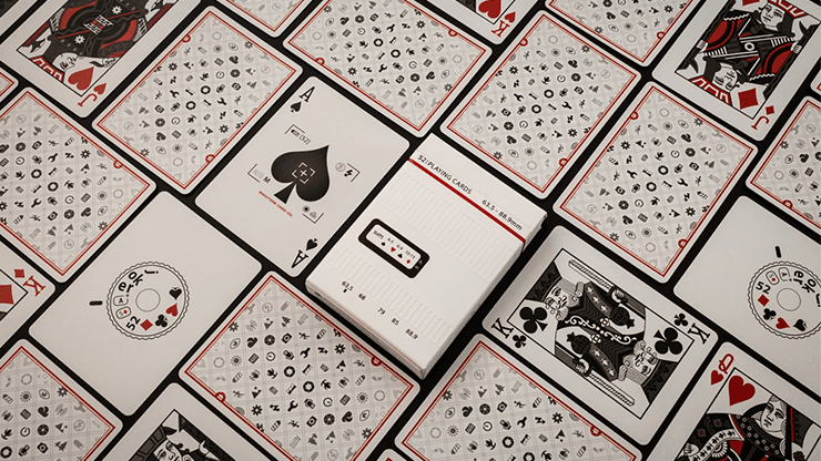 Shooters Playing Cards - Premium Collector's Edition White Deck for Poker, Blackjack & Card Games | Perfect for Game Nights, Magic Tricks & Collectors