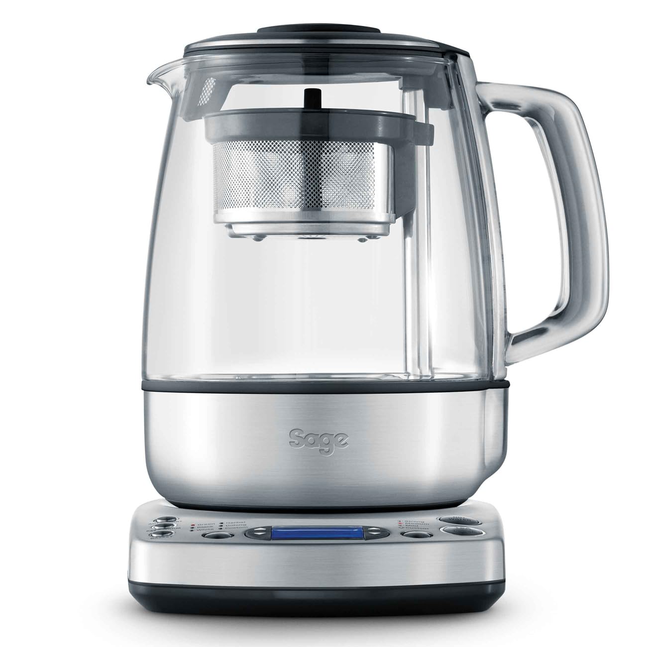 Sage - The Tea Maker - Stainless Steel Brushed Teapot for Loose Leaf & Herbal Tea | Perfect for Home, Office & Tea Ceremonies