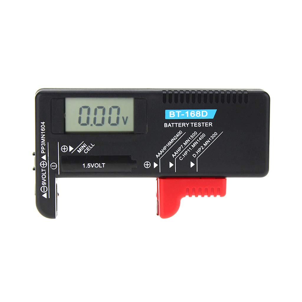 SUCHUANGUANG BT168D LCD Digital Battery Capacity Tester - Accurate AA/AAA/9V/1.5V Battery Tester with Quick Capacity Check | Perfect for Home, Office & Electronics Repair Shops