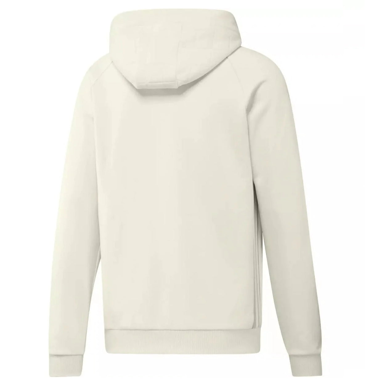 Adidas LA Galaxy Travel Hoodie for Men - Comfortable Beige Soccer Hooded Sweatshirt - Perfect for Casual Wear, Travel & Soccer Fans
