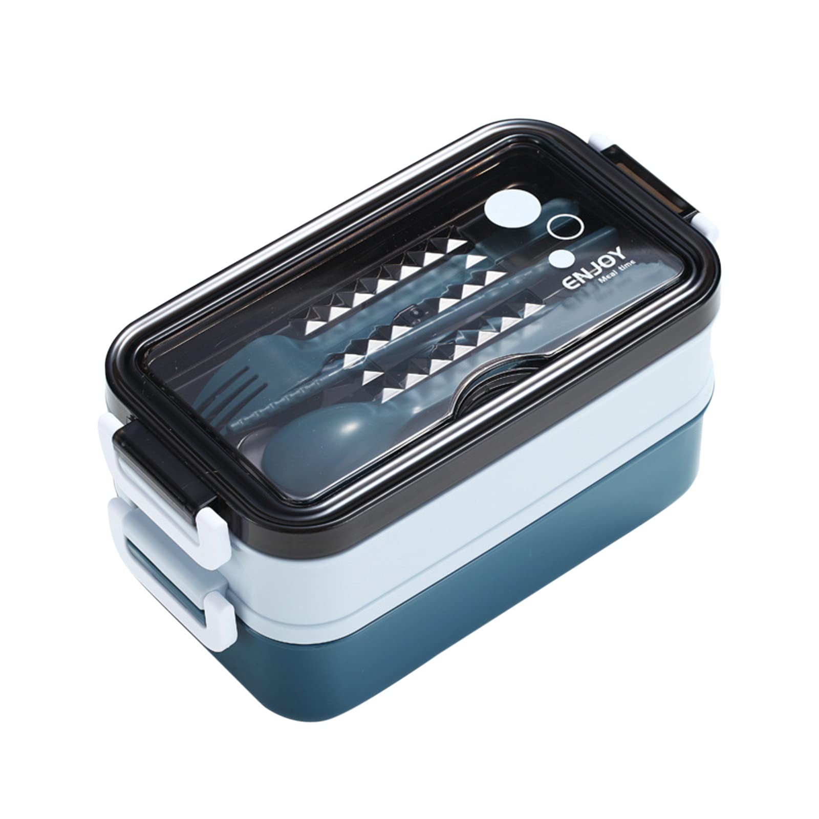Bento Box for Office & School - Double-Layer Microwave Safe Lunch Container with Heating Function | Perfect for Meal Prep, Work Lunches & Student Dinners