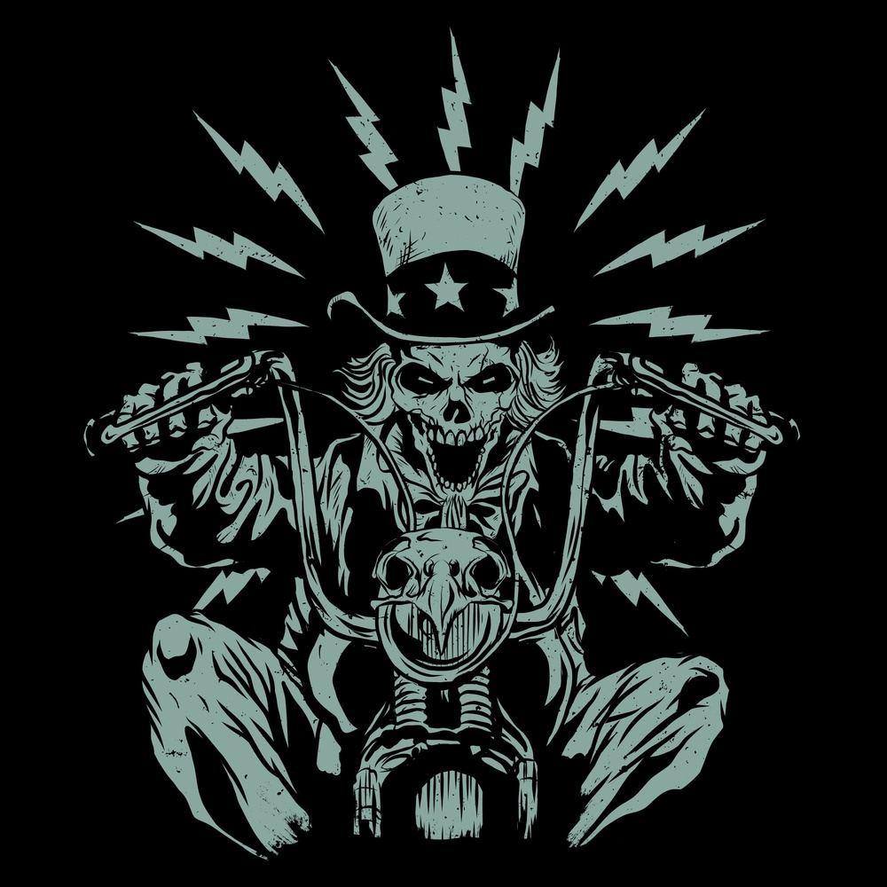 Uncle Sam Freedom Rider T-Shirt - Patriotic American Graphic Tee for Men & Women - Perfect for 4th of July, Independence Day & Political Rallies