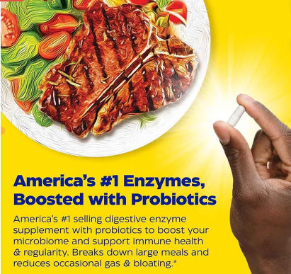 Enzymedica Digest Gold + Probiotics - 45 Capsules for Digestive Support & Gut Health | Enzyme Supplement for Bloating, Gas & Food Intolerance | Daily Digestive Aid for Men & Women