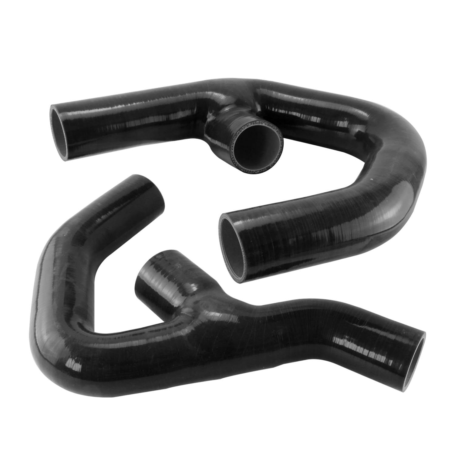 VW GOLF MK5 A3 Jetta GTI 2.0 FSi Silicone Intercooler Pipe Hose - High Performance Black Silicone Hose for Turbocharged Engine Upgrades & Performance Tuning