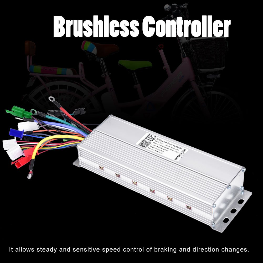 36V/48V 350W Brushless Electric Motor Controller with LCD Display - Compatible with Electric Scooters, E-Bikes & Mobility Scooters - Perfect for Commuting, Urban Travel & Outdoor Adventures