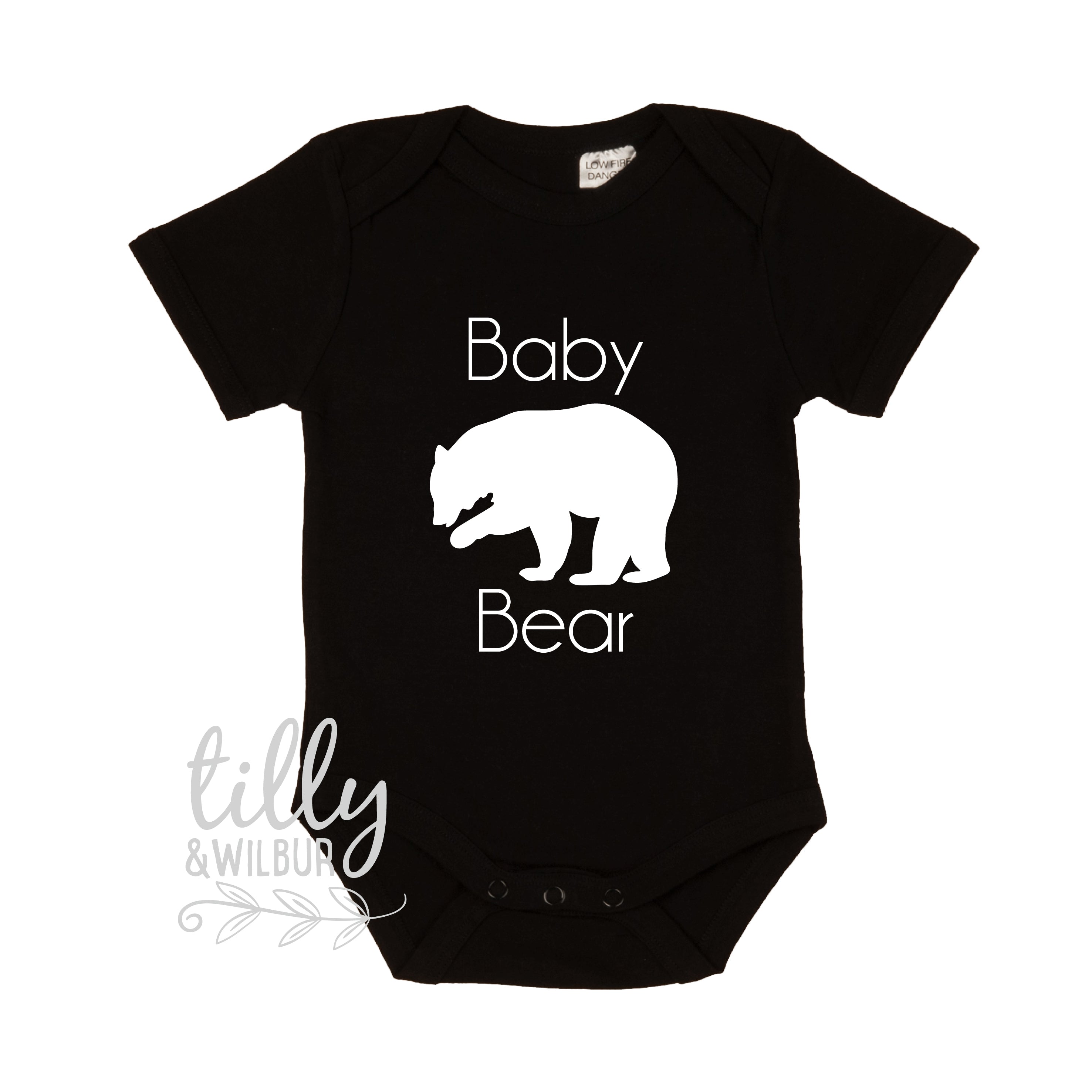 Adorable Baby Bear Bodysuit & T-Shirt - Soft Cotton Cute Animal Outfit for Infants & Toddlers - Perfect for Playtime, Photo Shoots & Everyday Wear
