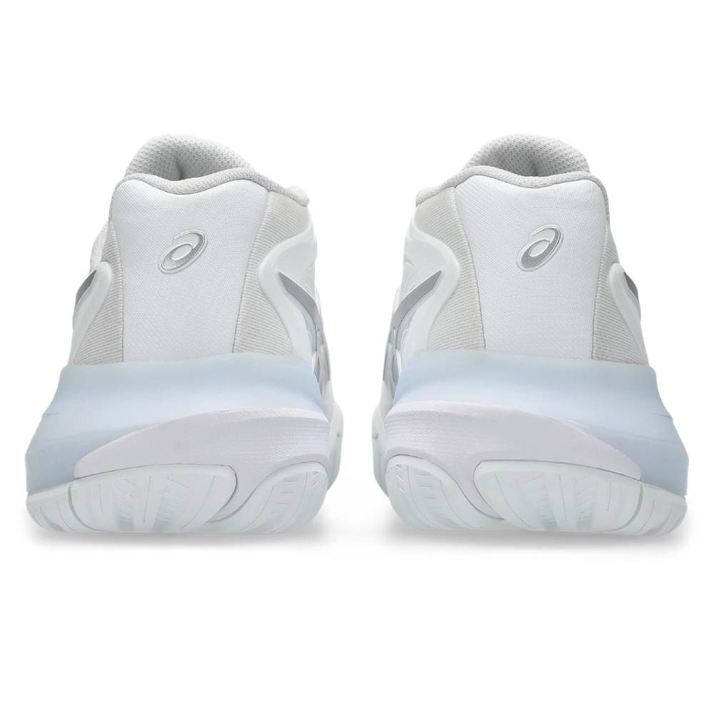ASICS Gel Resolution X Women's Tennis Shoes - White/Pure Silver - High-Performance Court Shoes for Women - Perfect for Tennis, Pickleball & Indoor Court Sports